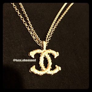 Pre-❤️ CHANEL Authentic Gold chain necklace.